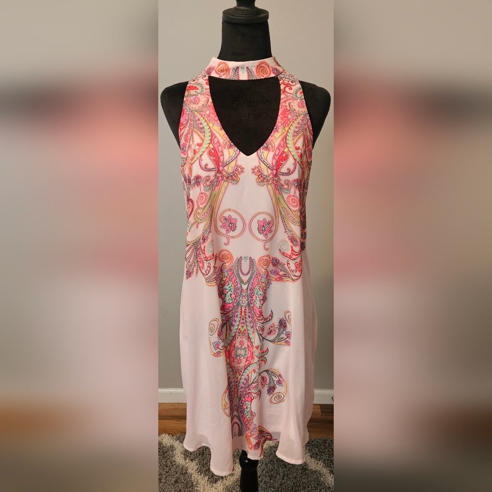 Venus Paisley Halter Dress Size S
